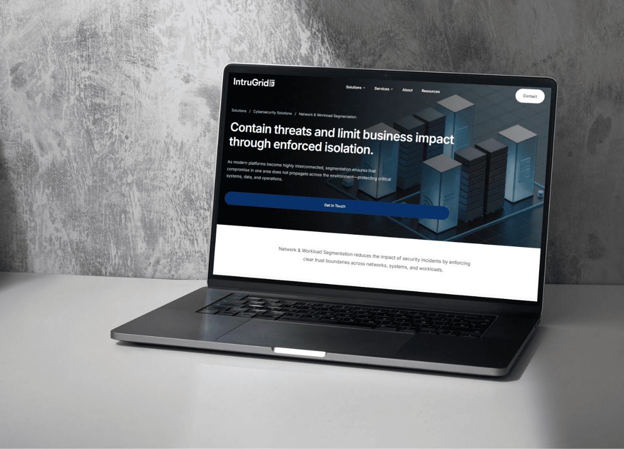 IntruGrid – Cybersecurity & Platform Website — view 4